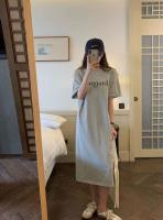 Vestido de talla grande Ins Sle de manga corta, novedad de verano para mujer, holgado, adecuado para uso diario, Idle Sle, longitud media, Le... - details 7