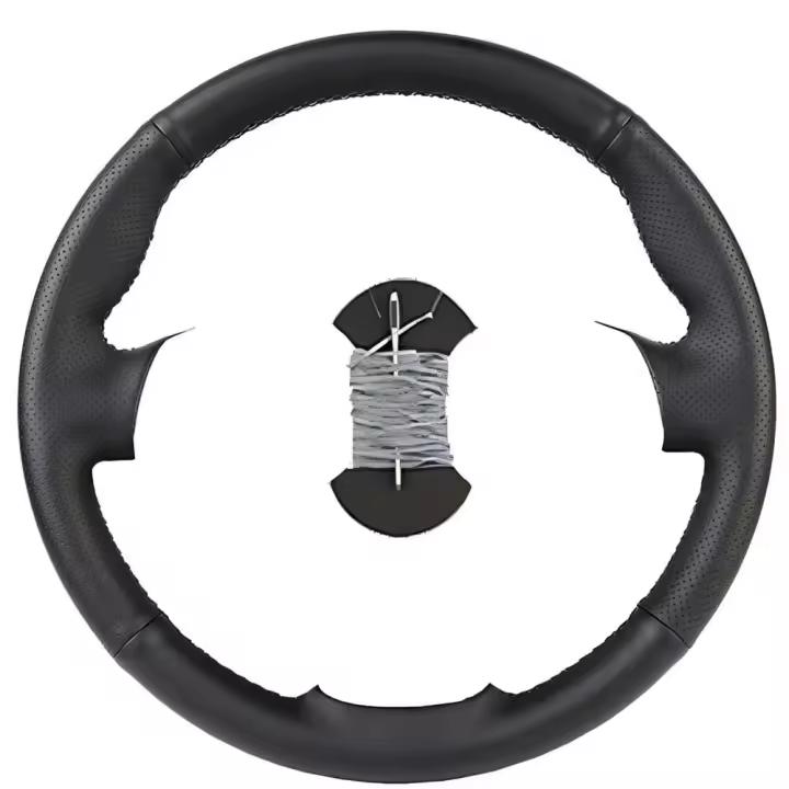 Protector de Rueda Personalizado DIICOLE Adecuado para Opel Astra (K) Corsa (E) Crossland Grandland x Cuero de Volante - 1