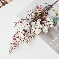 Ramo de flores falsas para decoración de boda, flores artificiales de Sakura Multicolor baratas, flores falsas de aliento de bebé, bricolaje - details 5