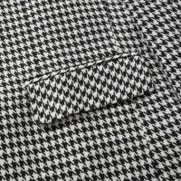 Chaqueta a cuadros para hombre, abrigo deportivo informal, chaquetas ajustadas, Traje a cuadros - details 4
