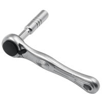 Juego de brocas de destornillador de trinquete ajustable, Mini llave portátil con 1/4 juegos de herramientas de unidad - details 2