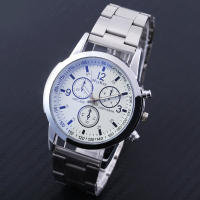 Reloj de Cuarzo para Hombres Reloj de Pulsera de Cuarzo Moda Acero Inoxidable Reloj de Cronógrafo de Lujo Casual Negocios - details 13