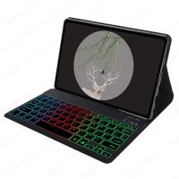 Funda para tableta Galaxy Tab A8, Funda con Teclado retroiluminado español arcoíris, para Samsung Galaxy Tab A8, 10,5 pulgadas, X200, X205, X207 - details 5