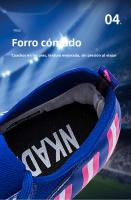 Transpirable pareja interior y exterior hierba uñas largas uñas cortas zapatos de fútbol - details 8