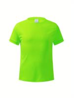 Quick Dry Breathable T-Shirt for Boys - Lightweight Moisture Wicking Top Tee for Active Kids - details 10