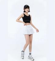 Pantalones cortos deportivos de verano a la moda, falda de tenis transpirable plisada antideslumbrante para correr al aire libre - details 17