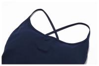 Material de nylon cruzado del estilo sólido sin mangas del top corto del puente de la yoga para el verano/primavera - details 16