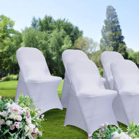 Fundas elásticas de LICRA para silla de boda, cubierta Universal para restaurante, banquete, Hotel, comedor, fiesta, 2 estilos, 10 piezas - details 4