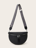 Bolso Cruzado Elegante y Sencillo para Mujer 2025 Bolso de Pecho Ancho con Correa de Viento - details 9