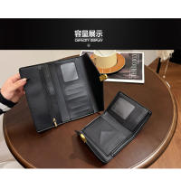 Cartera Titular de la tarjeta Paquete de documentos integrado Cartera corta Embrague largo Múltiples ranuras para tarjetas Gran capacidad Multifuncional Atractivo - details 2