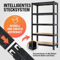 2X Estanterías Almacenaje Metálicas Cargas Pesadas 1750Kg 180x90x40cm Más Altas Rojas - details 11