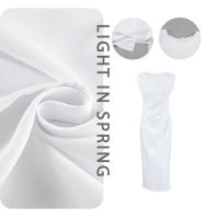 Vestido largo sin mangas con cintura ajustada para mujer, vestido largo sin mangas con abertura en los extremos, color blanco, novedad de verano, primavera - details 2