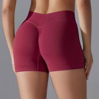 Pantalones cortos de yoga sin costuras para mujer, pantalones cortos deportivos que levantan los glúteos, transpirables, de secado rápido - details 7