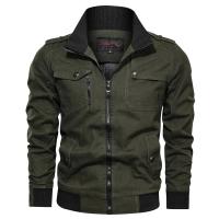 Chaqueta Casual para Hombres de Moda Ligera Deportes al Aire Libre Estilo Militar de Primavera Otoño Abrigo de Motocicleta - details 1