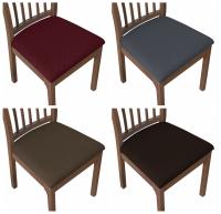Funda de tela Jacquard para Asiento de Silla, cubierta para Asiento individual elástico, para comedor, 1 unidad - details 6