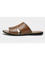 Zapatillas de Verano 2025 para Hombre Estilo Nuevo, Chanclas de Cuero Genuino, Sandalias de Playa Casuales - details 6
