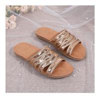 2025 Sandalias planas transpirables con diamantes de imitación - Zapatos de verano cómodos y bohemios para mujer para la playa, fiestas y uso diario, elegante moda primavera-verano - details 32