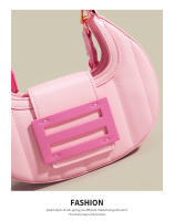 Bolso tejido para axila para mujer, bolsa de sillín con dientes de Luna, diseño de nicho, novedad de 2024 - details 9
