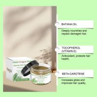 La mascarilla de aceite de ricino mejora el cabello seco y encrespado, hidrata, suaviza y cuida el cabello. - details 4