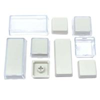 Tapa de llave translúcida duradera D7YC, 10 teclas/juego, teclado técnico transparente ABS con cubierta de protección extraíble - details 4