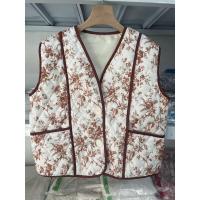 BUNO-Chaleco acolchado con estampado Floral para mujer, Tops retro de estilo nacional, ropa para niña, moda Vintage, otoño e invierno, 2024 - details 11