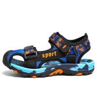 Sandalias de playa de verano para niños, sandalias deportivas antideslizantes transpirables, zapatos de playa para exteriores para niños, zapatos de seguridad planos suaves con punta cerrada - details 24