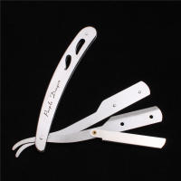 Cuchillo plegable de acero para hombre, herramienta de depilación, con hoja Z6102 maquinilla de afeitar, 10 cuchillas - details 5