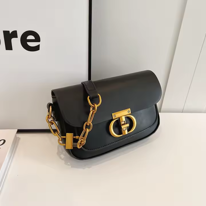 Bolso de hombro cruzado vintage Bolso de lujo para axila de mujer de nicho alto - 1