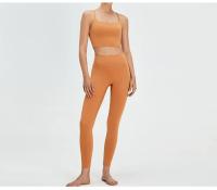 Leggings sin costuras para mujer, pantalones de Yoga elásticos de cintura alta para entrenamiento físico, mallas deportivas para mujer, ropa de gimnasio, pantalones deportivos informales - details 15