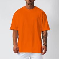 Oversized T shirts Mens Dropped Shoulder Half Sleeve Tops Tees Summer New Fashion Loose Sports T-shirt Men Mesh Fitness Tshirt - details 9