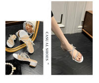 Sandalias de tacón alto con Cabeza redonda, diamante, arco nuevas, estilo, pequeño, tamaño grande, grueso, 41-43 - details 20