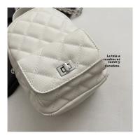 2025 nuevo Xiaoxiangfeng rombo cadena mochila bolsa mujer simple usted portátil pequeña mochila - details 11