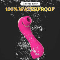 Estimulador del clítoris de pulso de aire de gusano de doble placer y vibrador para lamer la lengua, lamer el clítoris, chupar el clítoris, tecnología de onda de presión, impermeable, recargable, juguete sexual para mujeres - details 2