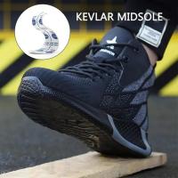 Zapatillas A Prueba de Punturas Zapatos de Trabajo Ligeros, Botas de Seguridad Antichoque con Punta de Acero, Zapatos Destacables - details 6
