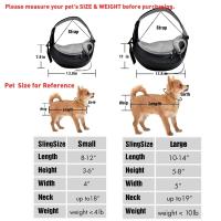 Bolso de hombro para mascotas, bolsa de viaje para perros, de malla Oxford, cómodo, S/L - details 0