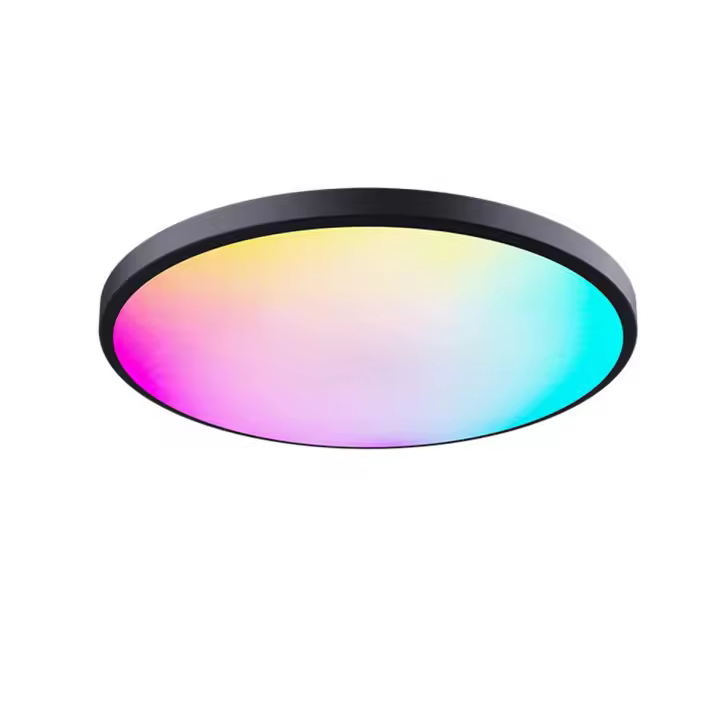 Lámpara Led de techo regulable con mando a distancia, 24W, RGB, cambio de color - 1