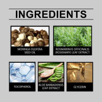 El aceite esencial de semilla de Moringa HOEGOA hidrata, ilumina, reduce el encrespamiento, suaviza y oculta el cabello. - details 2