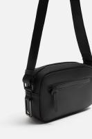 Nuevo bolso de hombre, negro de goma, mini bandolera informal, bolso de mensajero versátil, moderno y pequeño bolso cuadrado de moda. - details 5