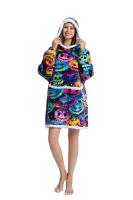 Sudadera con capucha de Sherpa para mujeres, hombres y adolescentes, manta usable de gran tamaño, manta gruesa y cálida, Sudadera con capucha grande - details 18
