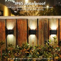 Luz Solar de pared para exteriores, lámpara LED impermeable, iluminación luminosa hacia arriba y hacia abajo, decoración de valla de jardín y balcón, luz Solar - details 7