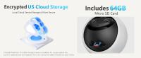 ANSVICAM 2K 5G Wifi cámara domo de doble lente interior 3MP llamada de un toque Monitor de bebé cámara IP de seguridad de conversación bidireccional con Alexa - details 8