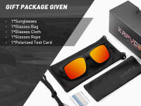 Gafas De Sol Deportivas KAPVOE Para Hombres y Mujeres Polarizadas Adecuadas para Correr Ciclismo Conducción Pesca Golf UV400 Bik Goggles MTB Triatlón Protección UV Material del Marco y Lentes de Policarbonato - details 7
