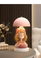 Adornos de lámparas de mesa para niñas, decoración de lámparas nocturnas en el dormitorio de la Sala de estar - details 1