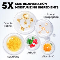 Crema Facial de Retinol Reduce Señales de Envejecimiento, Acelera Regeneración de Colágeno, Suaviza Arrugas, Estirada y Firmeza de la Piel - details 5