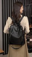Mochila De piel auténtica para mujer, bolso de viaje de alta calidad, informal, de hombro, 2023 - details 6