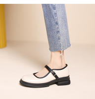 Nuevo Four Seasons Commuter francés boca ligera plataforma tacón zapatos de las mujeres británico pequeño zapatos de cuero - details 8