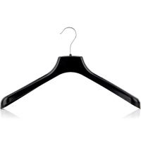 ‎ 41 x 4 x 25 cm 20 Perchas 42cm Plástico Negro Hombros Anchos Antideslizantes para Chaquetas y Abrigos - details 2