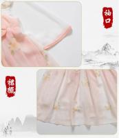 Vestido de Princesa Hanfu Nuevo Verano 2025 Estilo Chino Antiguo para Niñas - details 5
