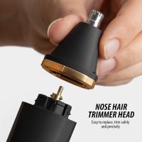Scttomon Afeitadora de Pelos de Caderno Eléctrico Afeitadora de Nariz de Cerámica Recargable por USB para Hombres - details 0