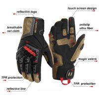 Guantes De motocicleta De dedo completo Para hombre, Protector De TPR Para pantalla táctil, Accesorios Para Motos - details 2